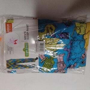 NWT Sesame Street Men's Blue Sleep Pants Size Medium